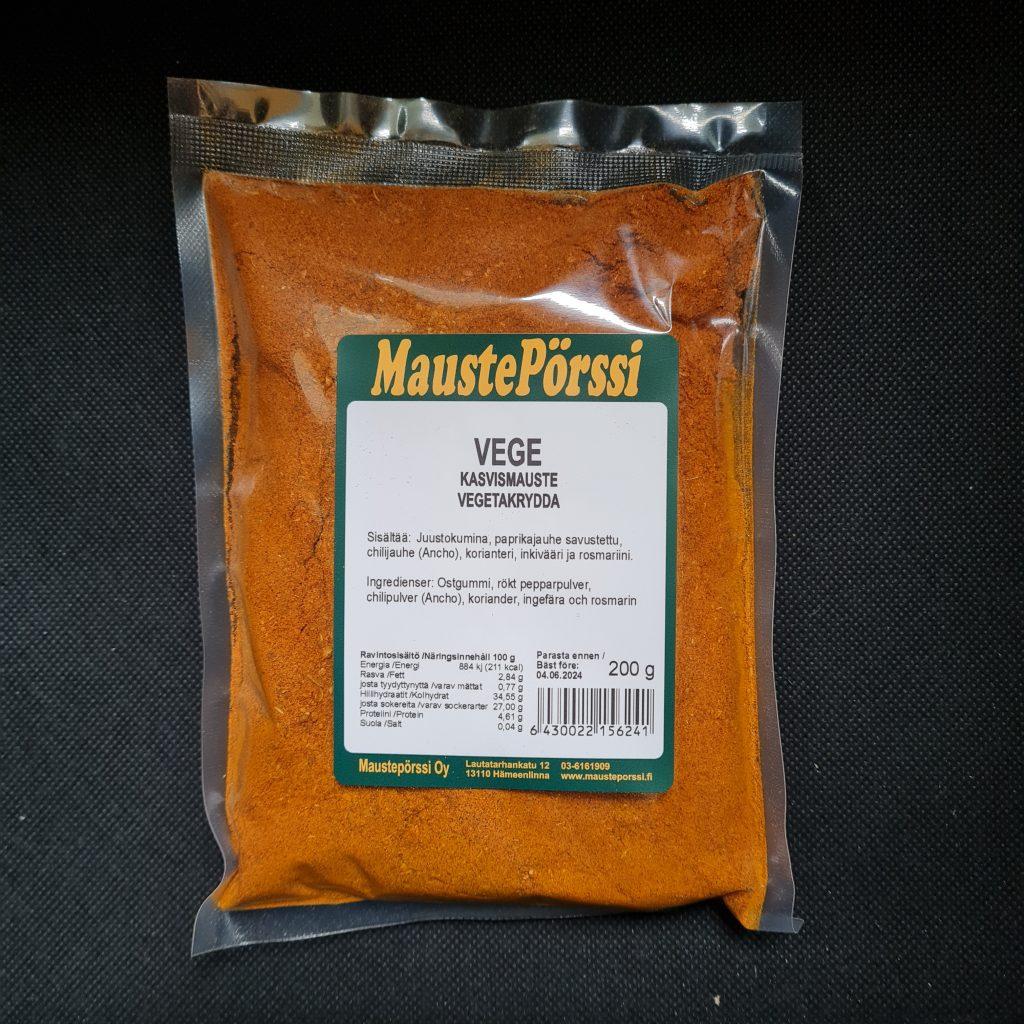 Vege kasvismauste