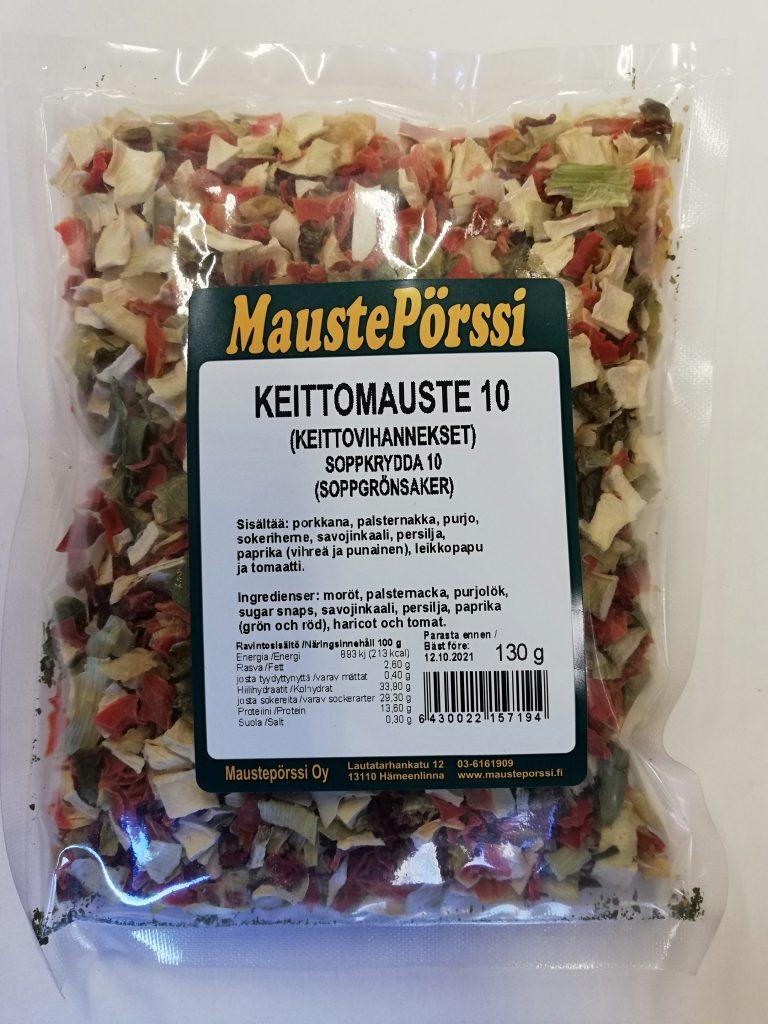 Keittomauste 10