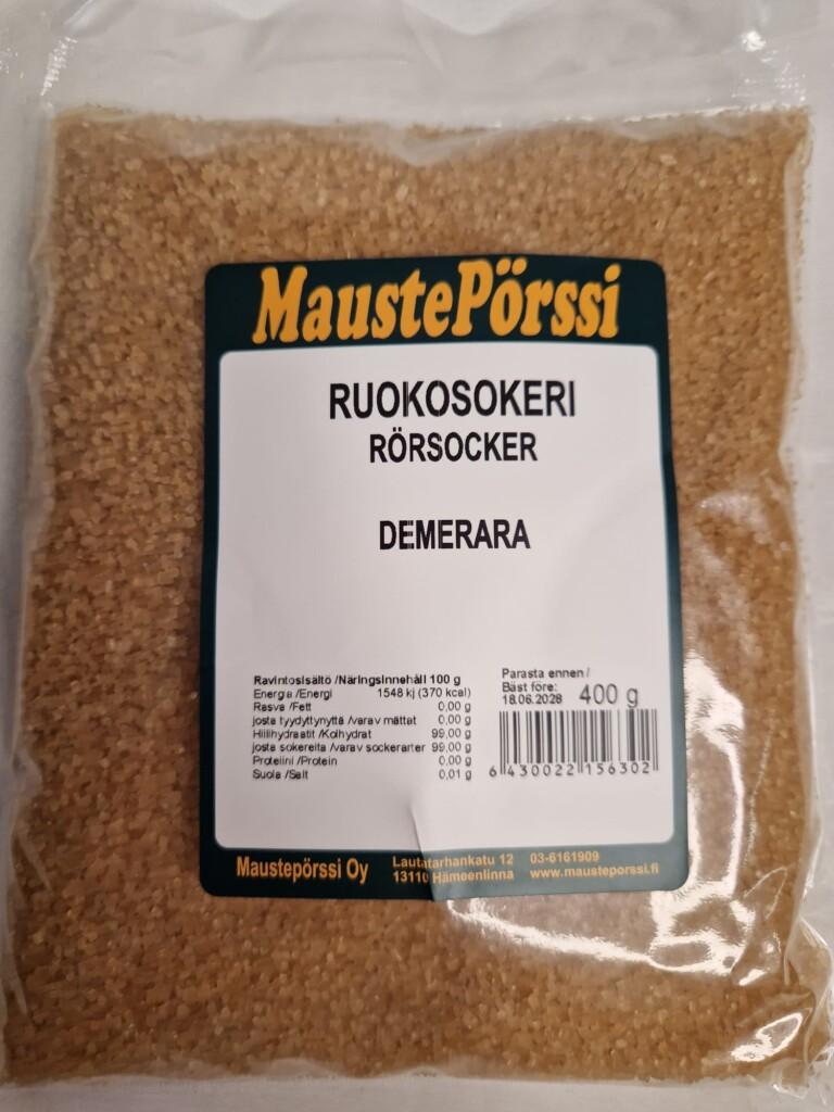 Demerara ruokosokeri pss. 400g
